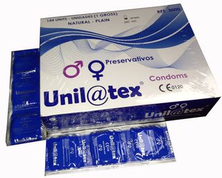 144 uds de Preservativos Naturales - Unilatex