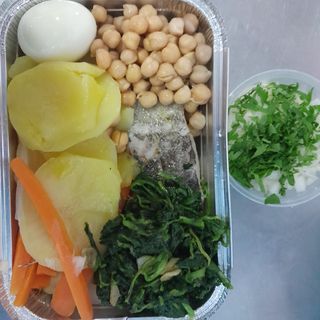 Bacalhau com Grão