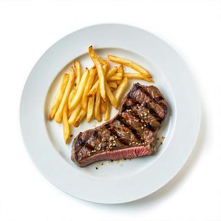 Ternera Con Patata Frita