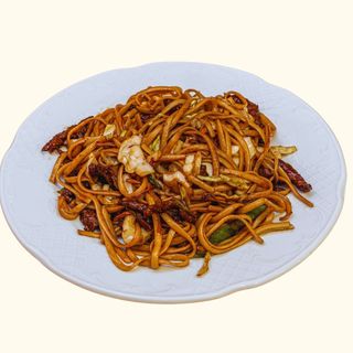 30. Tallarines Fritos Con Ternera