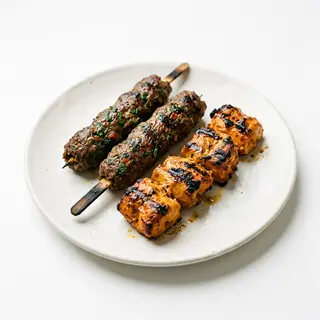 Seekh Kebab Y Pollo Tikka (4 Uds.)