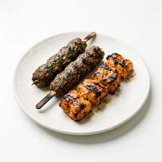 Seekh Kebab Y Pollo Tikka (4 Uds.)