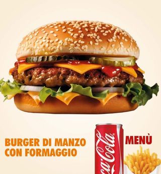 Menù Cheese Burger