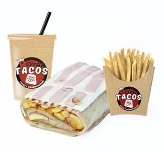 Menú Taco De Cordon Bleu Gratinado