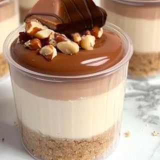 Cheesecake en pot kinder bueno 