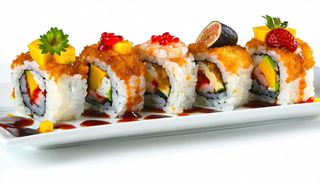 Uramaki exotic roll