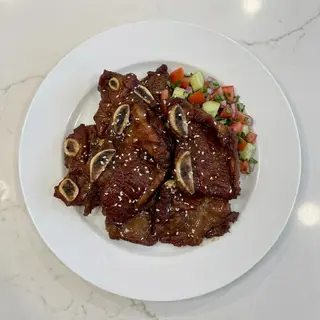 Dry-Fried Beef Short Ribs With Kachumbari
