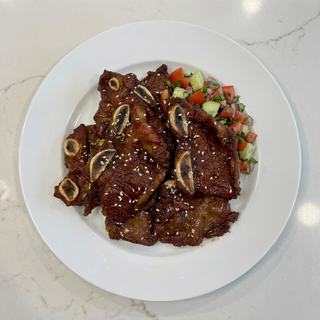 Dry-Fried Beef Short Ribs With Kachumbari