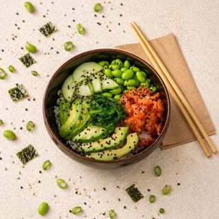 Hawaiian Poke de salmón