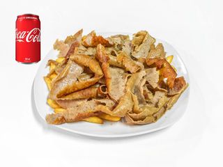 Menú Pedrata Y Coca-Cola Sabor Original lata 330ml.