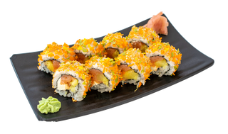 Урамаки със сьомга и ананас (240г)