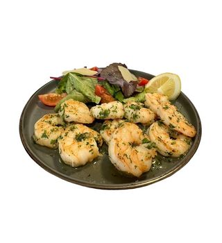 Creveți în unt cu usturoi