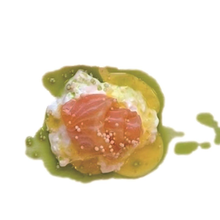 Stracciatella di salmone