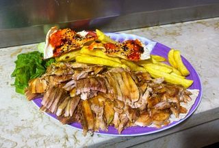 Plat chawarma poulet