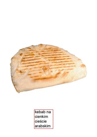 Double Kebab na cienkim cieście pita 430g