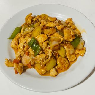 Pollo Con Guindillas