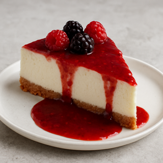 Cheesecake salsa frutos rojos