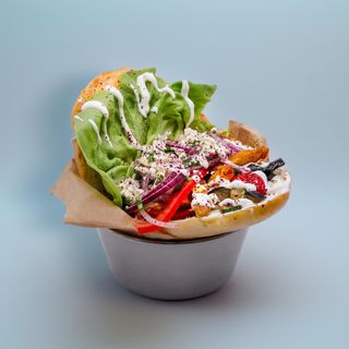 Döner kebab sólo verdura