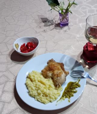 Orez cu pulpă de pasăre