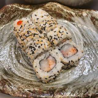 Spicy gambero crudo maki