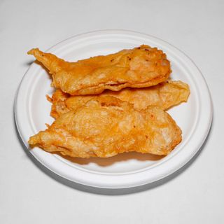 Pechuga frita de la casa