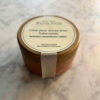 Crème glacée chocolat au lait Praliné noisette 250 Gr