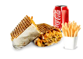 Tacos Maison + Frites + Coca-Cola Original  33cl Canette