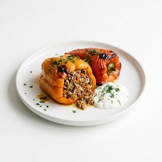 Пълнени чушки с кайма и ориз 400г
