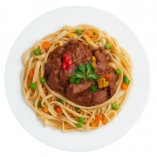 Spaghetti Viande