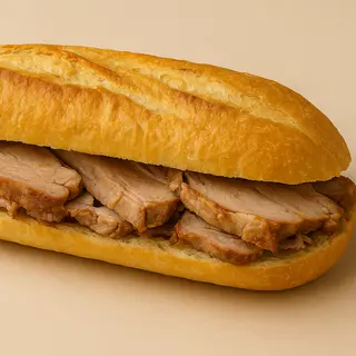 Bocadillo Jamón Asado Solo