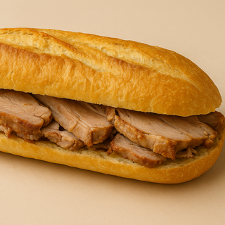 Bocadillo Jamón Asado Solo