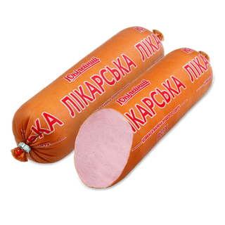 Ковбаса «Ювілейний» «Лікарська», білкозин, в/ґ (500г)