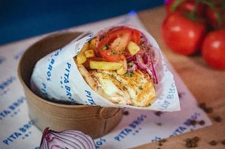Pita Souvlaki Kurczak
