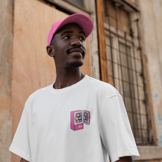 Pink fridge t-shirt  White, XXL