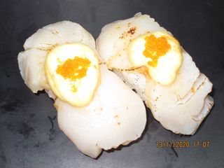 Sushi Nigiri Vieira Flameado (2 pzs.)