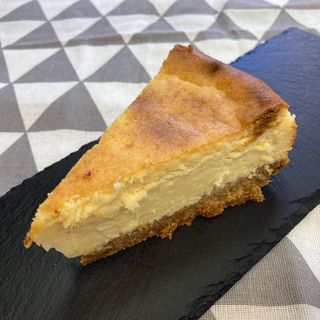 Tarta de queso New York porción