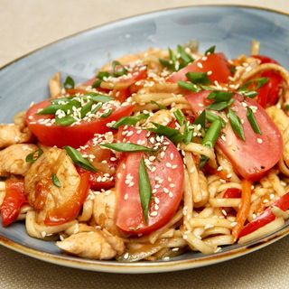 Удон с говядиной