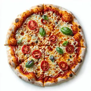 Pizza ai formaggi strarucola