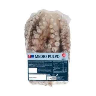 Medio Pulpo 600 Gr.