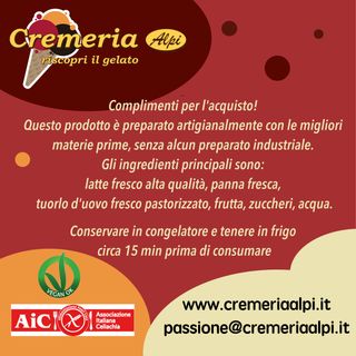 Vaschetta gelato 1 k