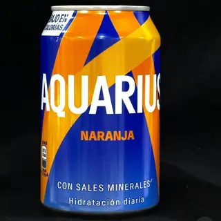 Aquarius Naranja lata 330ml.