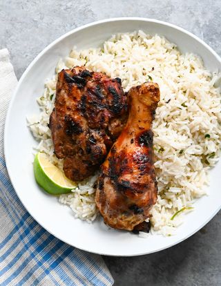 1/2 Roasted Chicken + Rice + Soda