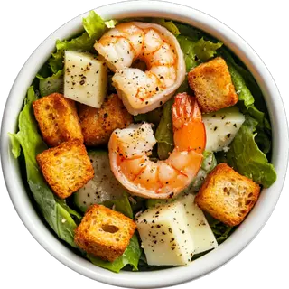  SALADE CÉSAR AUX GAMBAS 