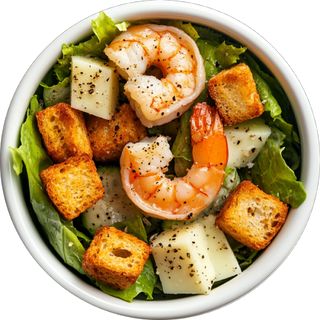  SALADE CÉSAR AUX GAMBAS 