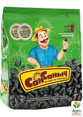 Насіння соняшника смажене солоне ТМ"Сан Санич"110г