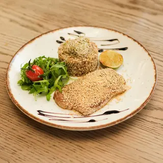 Tuna steak posno