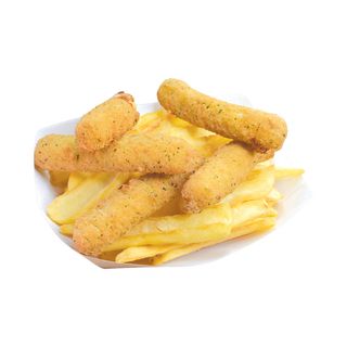 Моцарела Стикс с Ароматни Картофки /чеснов сос/