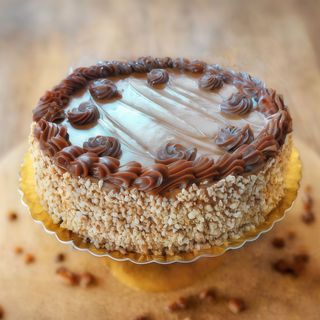 Porción tarta dulce de leche