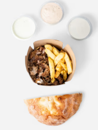 Box cu carne de crispy de pui