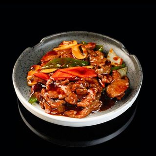 Ternera con salsa de ostra